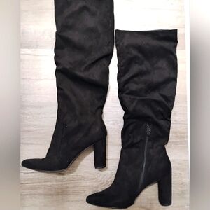 A New Day- Knee high suede angle boots